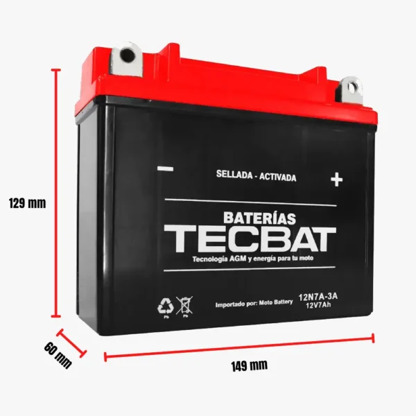 Batería 12N7A-3A