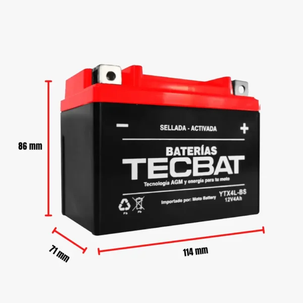 Batería YTX4L-BS