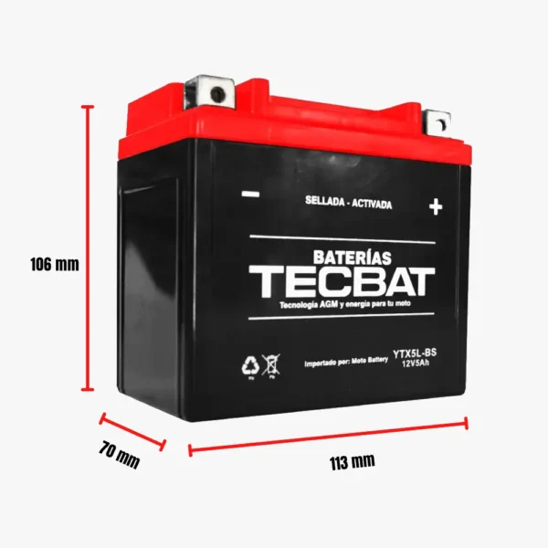 Batería YTX5L-BS