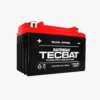Batería Tecbat TB-YTX9-BS libre de mantenimiento y lista para instalar.
